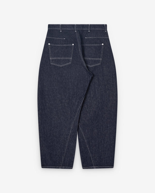 CDG Homme - Men's Barrel Denim Jeans - (Navy/White)