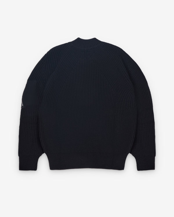 CDG Homme - Men's Waffle Knit Cardigan - (Black)