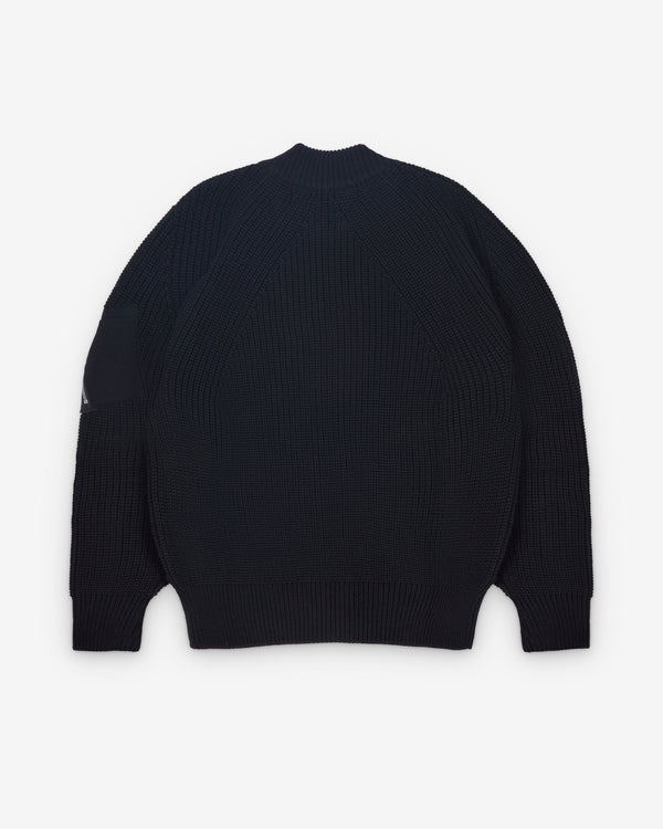 CDG Homme - Men's Waffle Knit Cardigan - (Black)