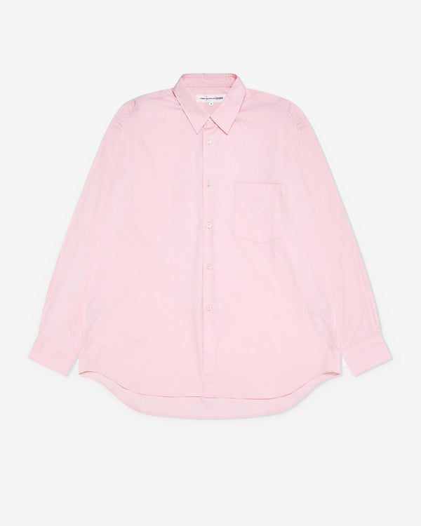 CDG Shirt Forever - Men's Wide Fit Cotton Shirt - (Pink)