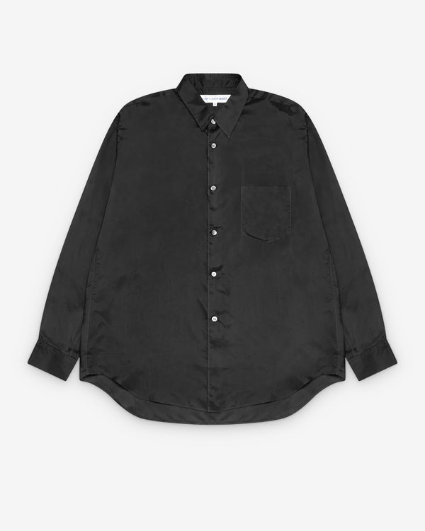 CDG Shirt Forever - Men's Cupra Taffetas Narrow Classic Shirt - (Black)