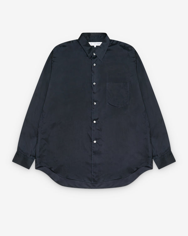 CDG Shirt Forever - Men's Cupra Taffetas Narrow Classic Shirt - (Navy)