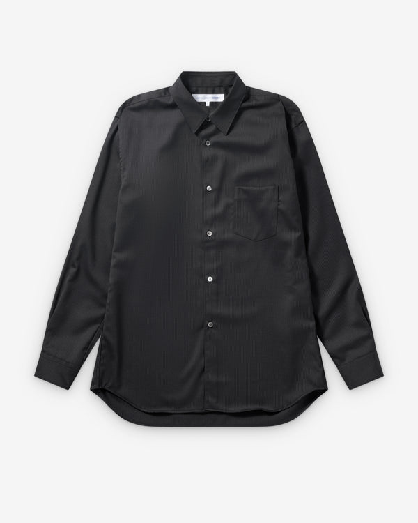 CDG Shirt - Men's Pinstripe Shirt - (Black)