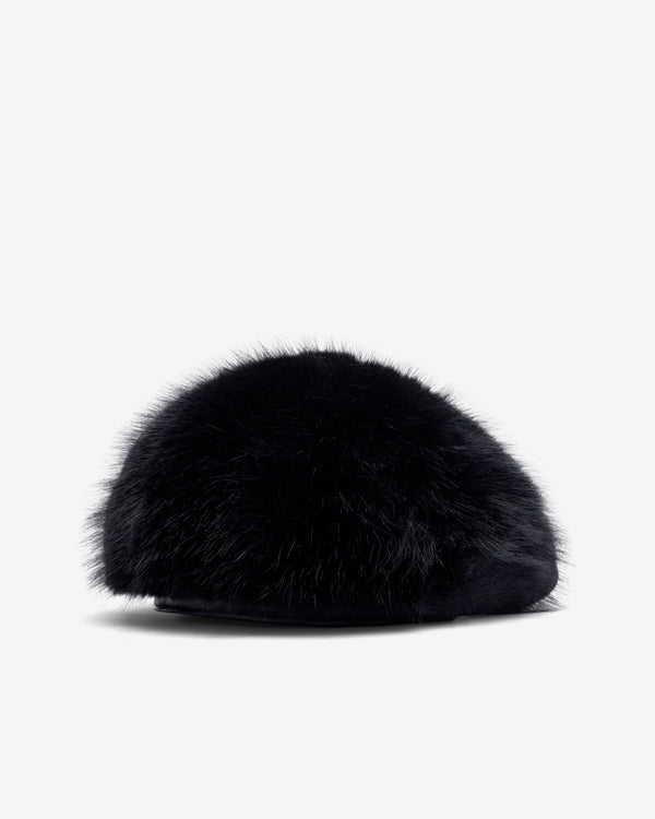 CDG Shirt - Men's Faux Fur Gavroche Hat - (Black)