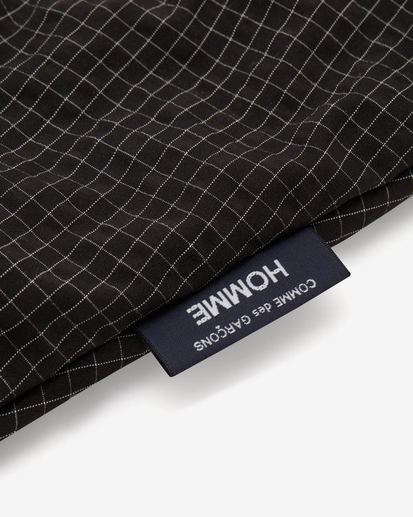 CDG Homme - Men's Check Sling Bag - (Black)