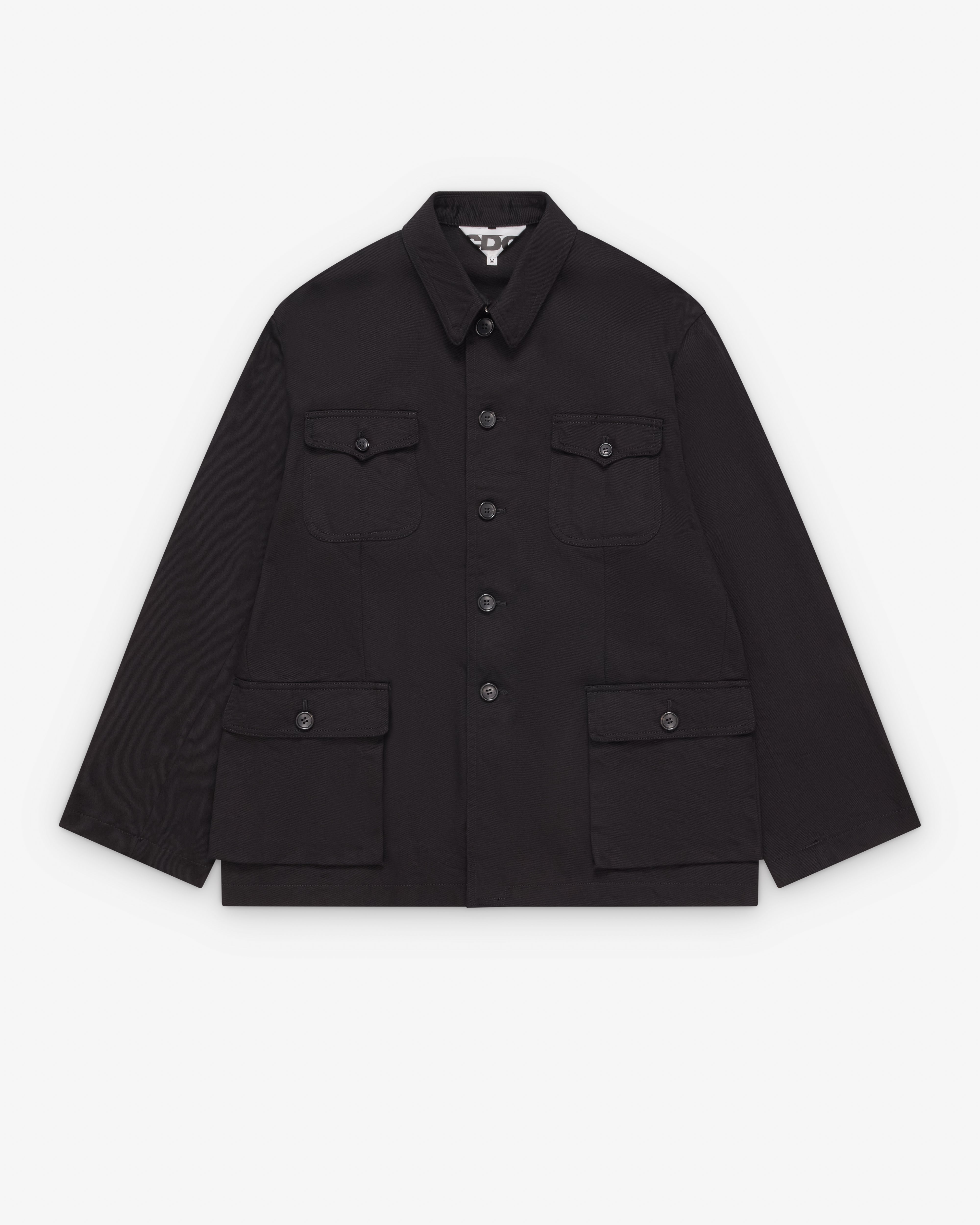 CDG: Mao Collar Jacket (Black) | DSMNY E-SHOP