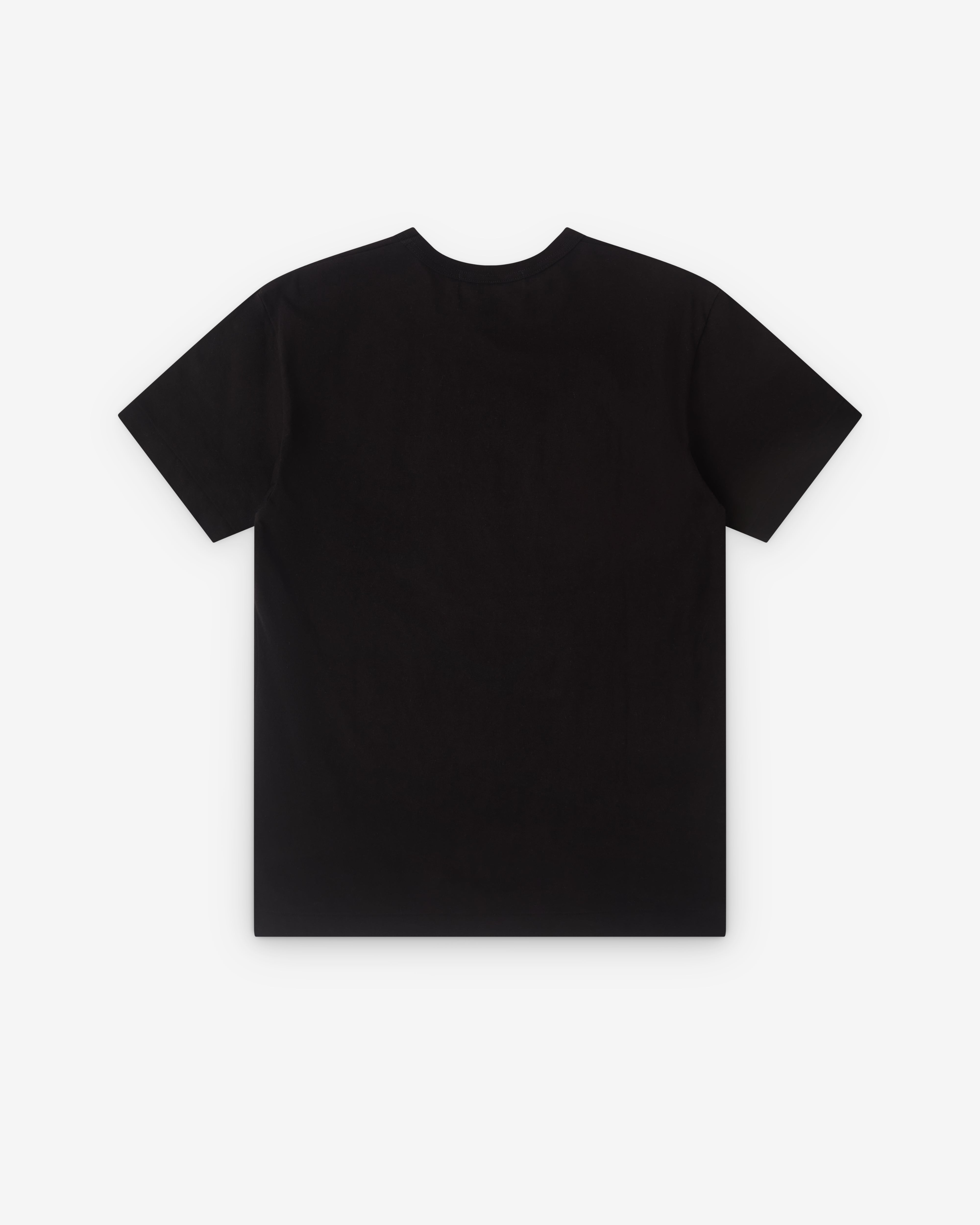 CDG: Pink Logo T-Shirt (Black) | DSMNY E-SHOP