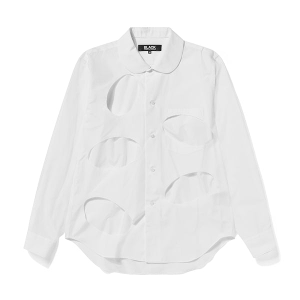 BLACK Comme des Garçons - Cut Out Shirt - (White)