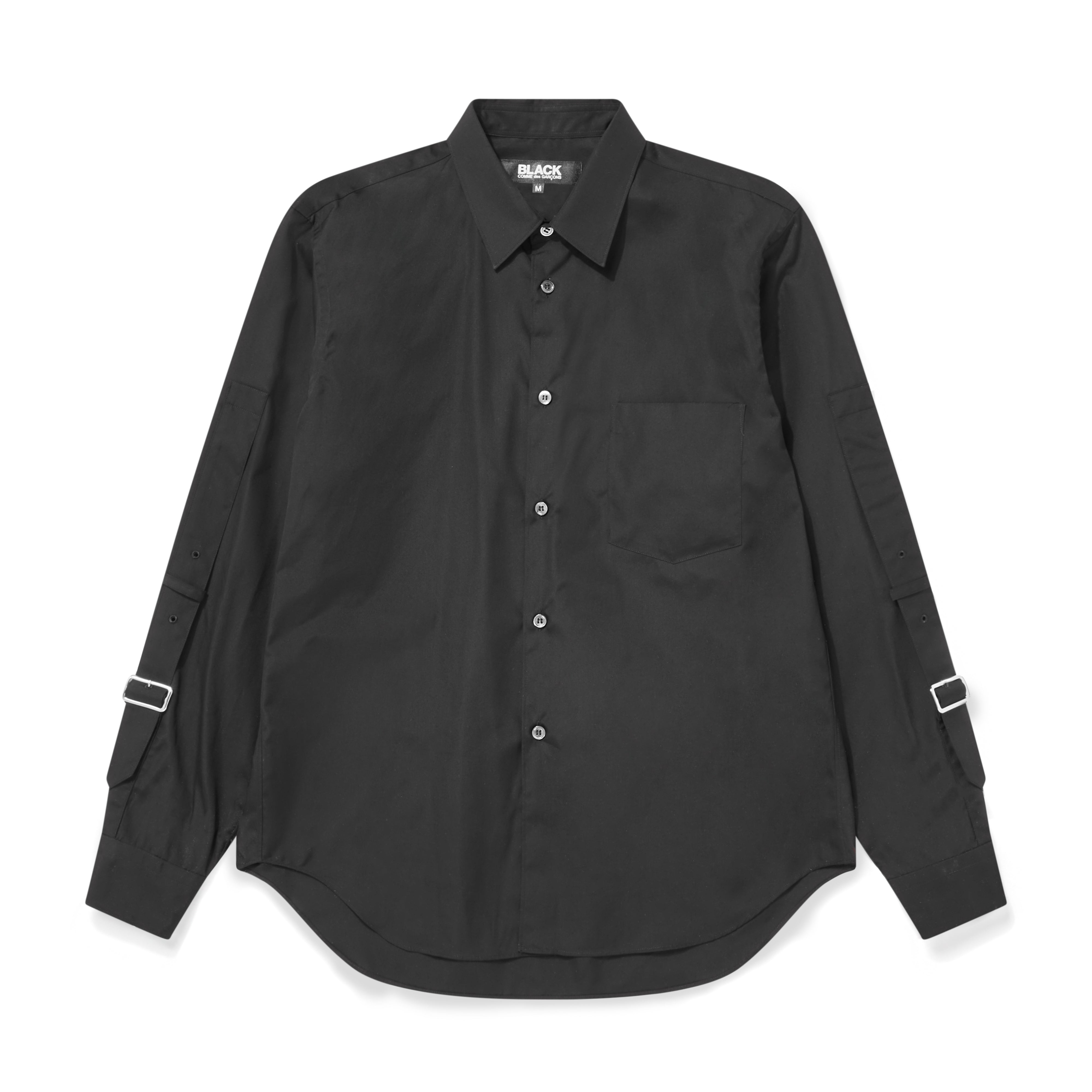 BLACK Comme des Garçons - Buckled Sleeve Shirt - (Black) – DSMNY E-SHOP