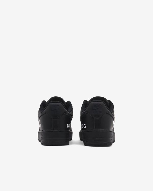 Black Comme des Garçons - Nike Men's Air Force 1 Low Retro Sneakers - (Black)