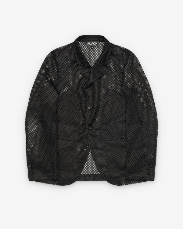 Black Comme des Garçons - Mesh Blazer - (Black)