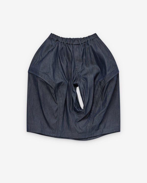 Black Comme des Garçons - Denim Cut Out Trousers - (Indigo)