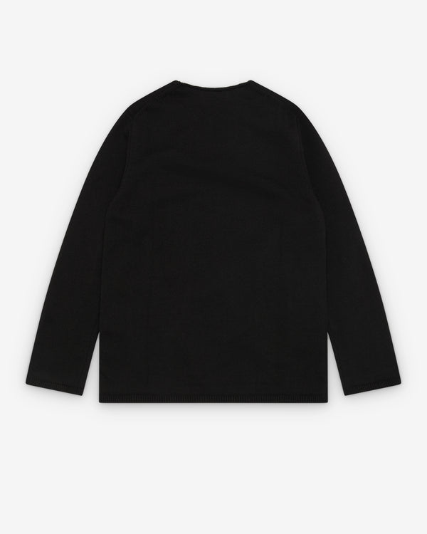 Black Comme des Garçons - Cut Out Sweater - (Black)
