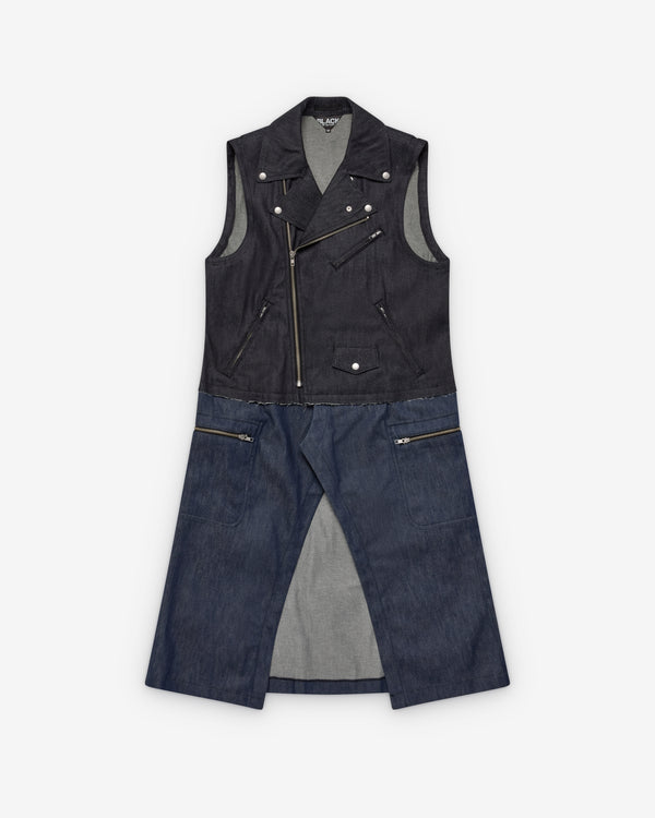 Black Comme des Garçons - Denim Vest Dress - (Indigo/Blue)