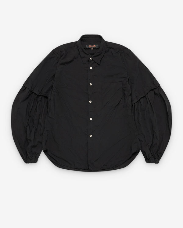 Black Comme des Garçons - Puff Sleeve Shirt - (Black)