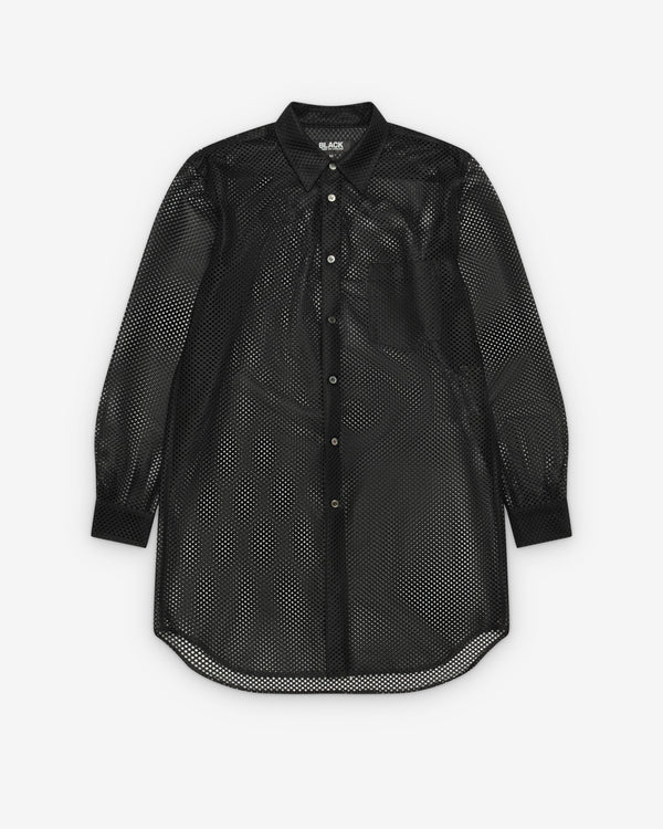 Black Comme des Garçons - Long Mesh Shirt - (Black)
