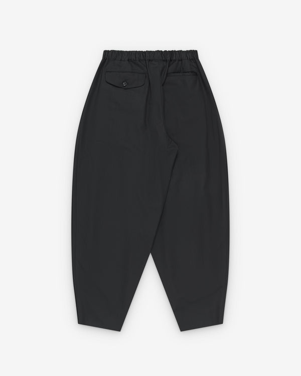 Black Comme des Garçons - Pleated Wide Leg Trousers - (Black)