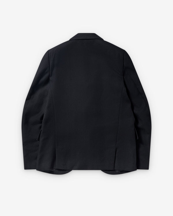 Black Comme des Garçons - Wool Kersey Blazer - (Black)