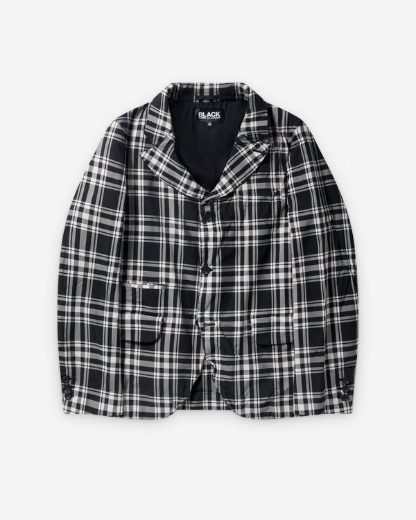 Black Comme des Garçons - Check Blazer - (Black/White)