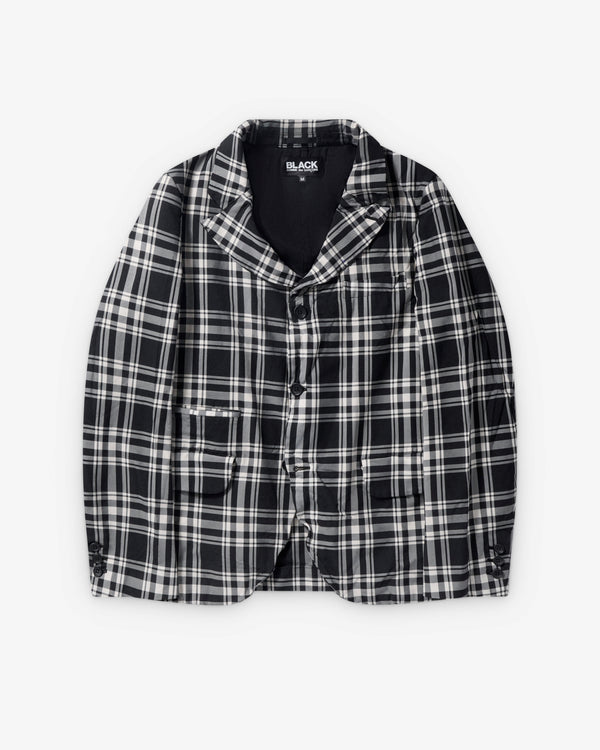 Black Comme des Garçons - Check Blazer - (Black/White)