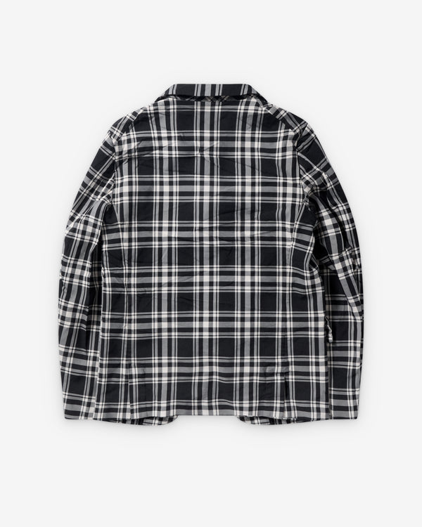 Black Comme des Garçons - Check Blazer - (Black/White)
