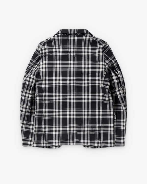 Black Comme des Garçons - Check Blazer - (Black/White)