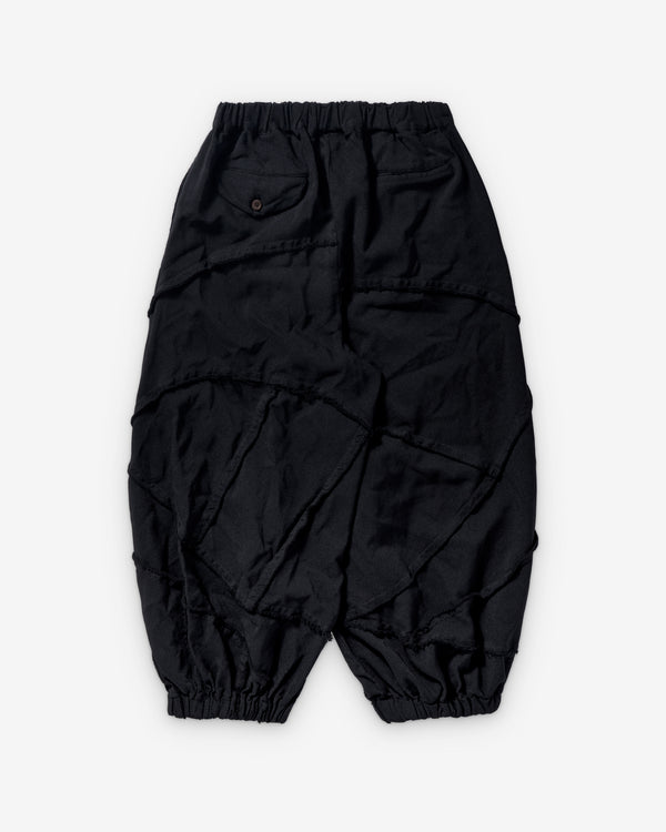 Black Comme des Garçons - Panelled Balloon Pants - (Black)
