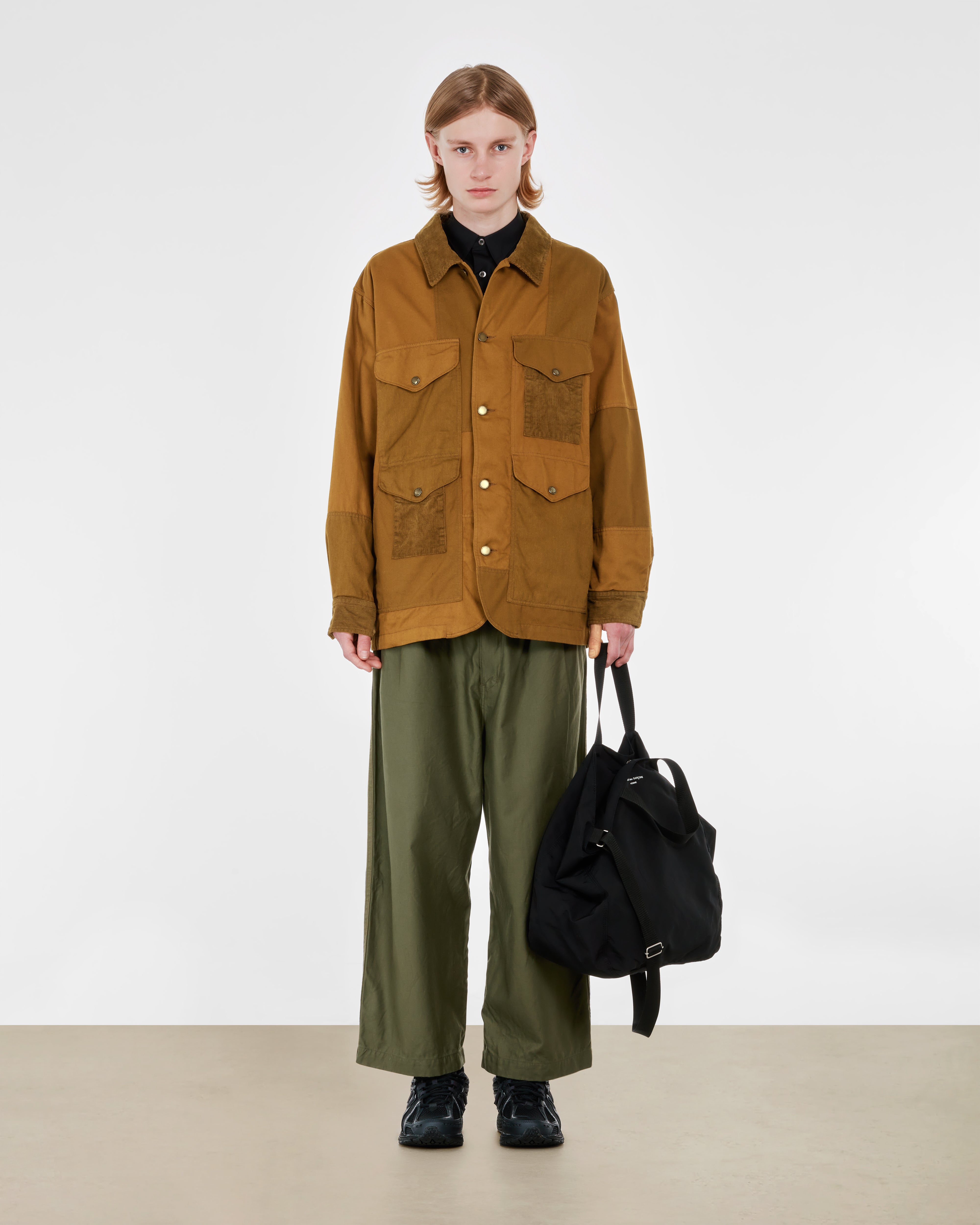 Comme des Garçons Homme - Men's Cotton Drill Jacket - (Brown)