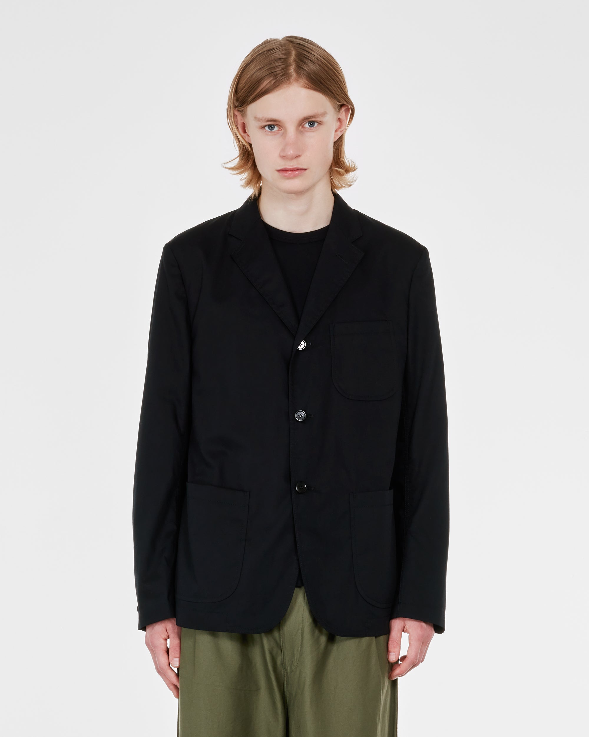 CDG Homme Men's Cotton Sports Jacket (Black)