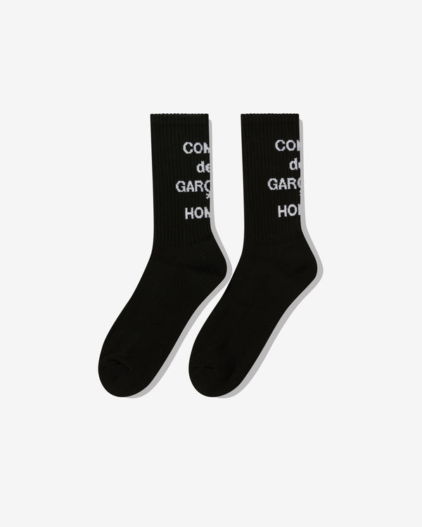 Comme des Garçons Homme - Logo Socks - (Black)