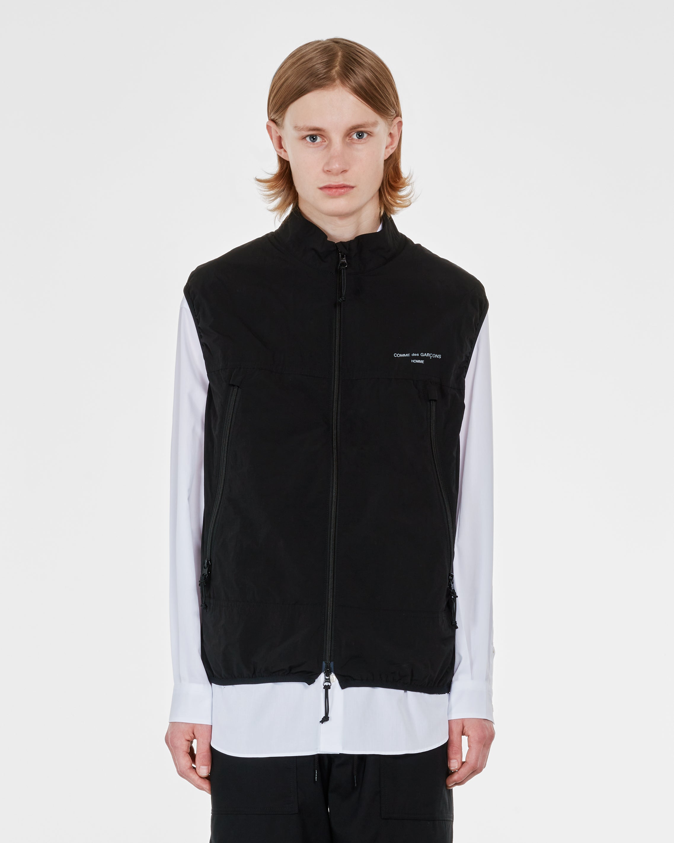 Comme des Garçons Homme - Men's Nylon Vest - (Black)