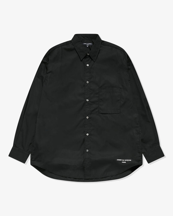 Comme des Garçons Homme - Men's Logo Shirt - (Black/White)