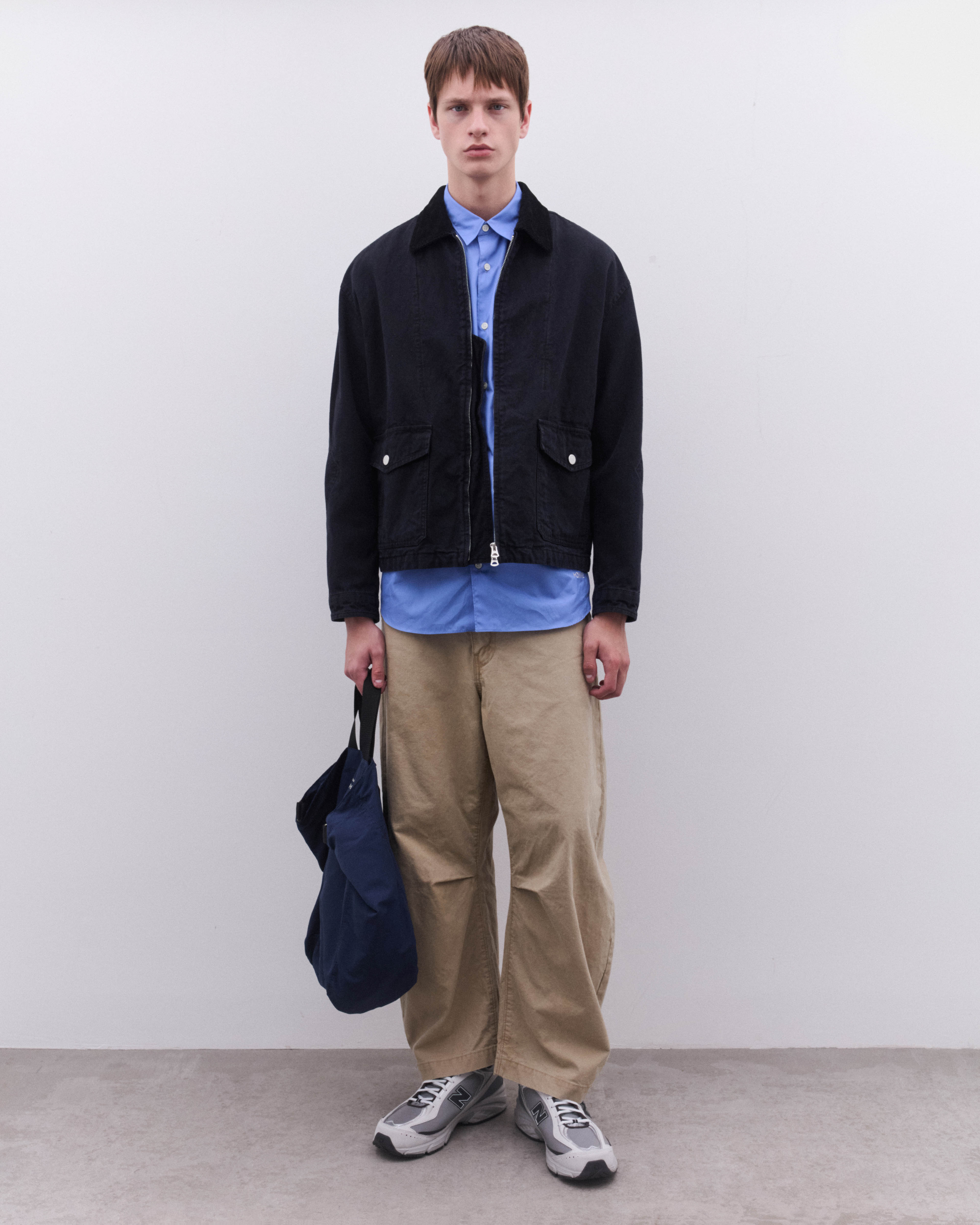 CDG Homme: Men's Zip Jacket (Black) | DSMNY E-SHOP