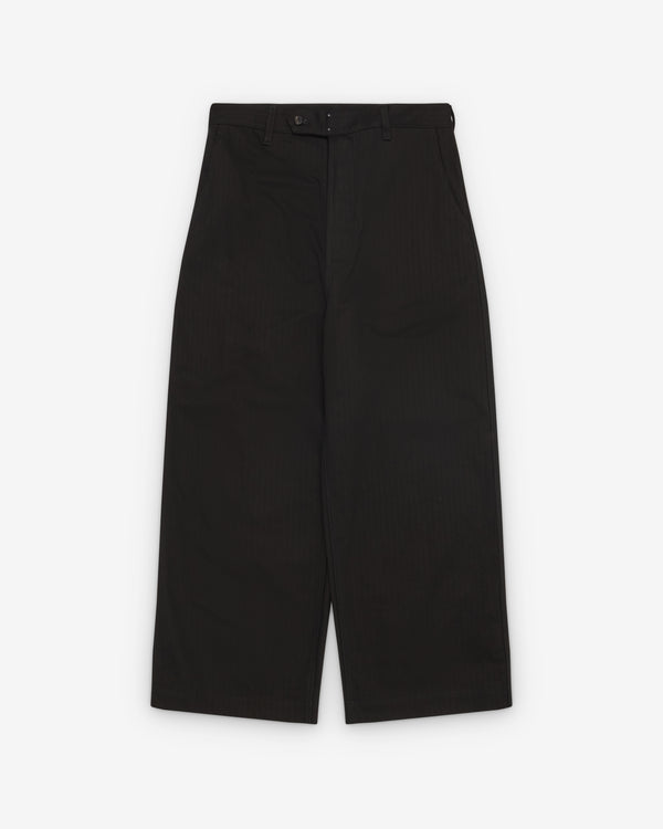 CDG Homme - Men's Herringbone Work Trousers - (Black)