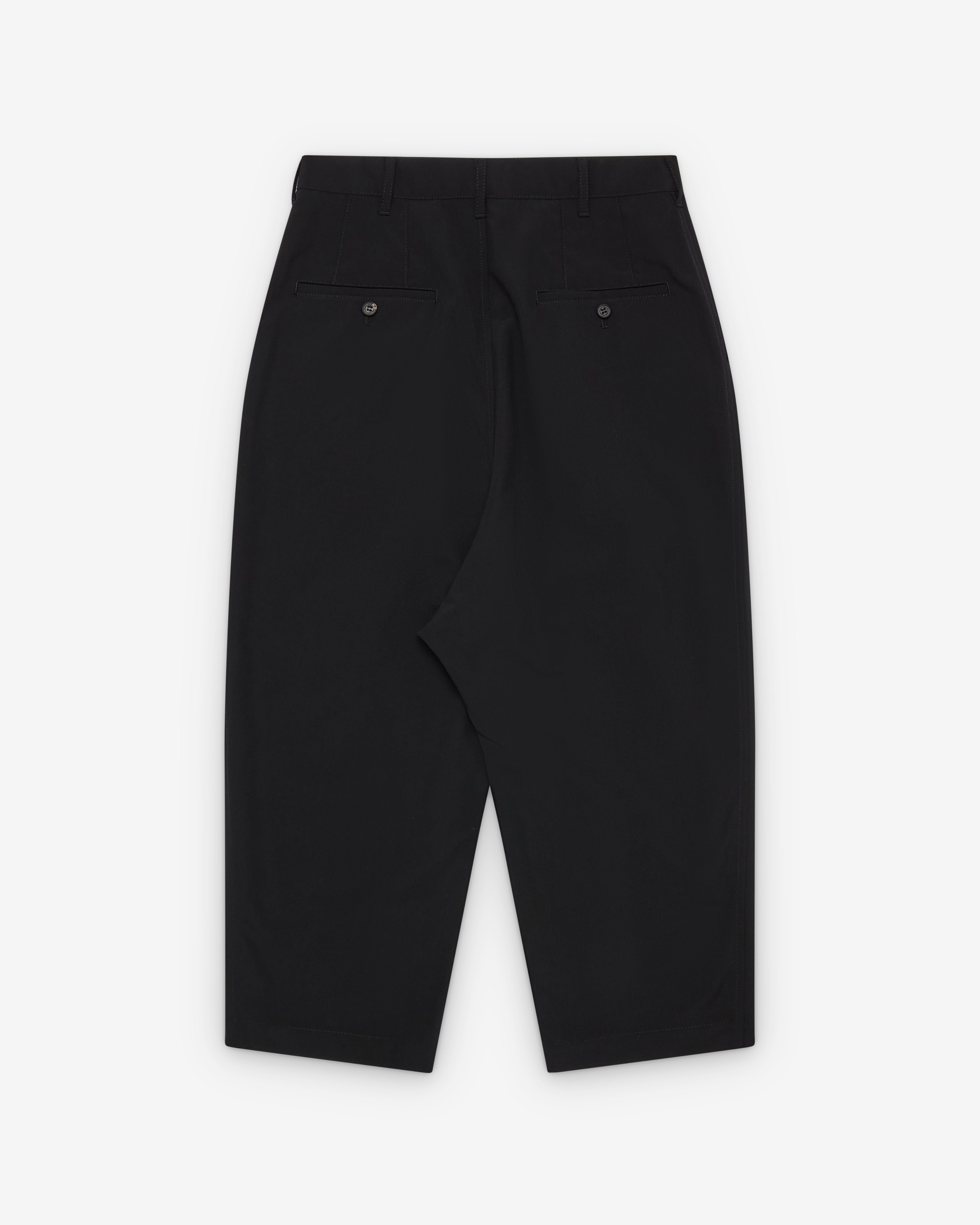 CDG Homme: Men's Wool Trousers (Black) | DSMNY E-SHOP