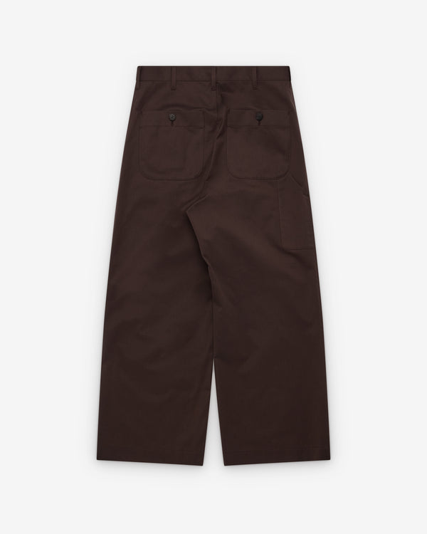 CDG Homme - Men's Panelled Trousers - (Brown)