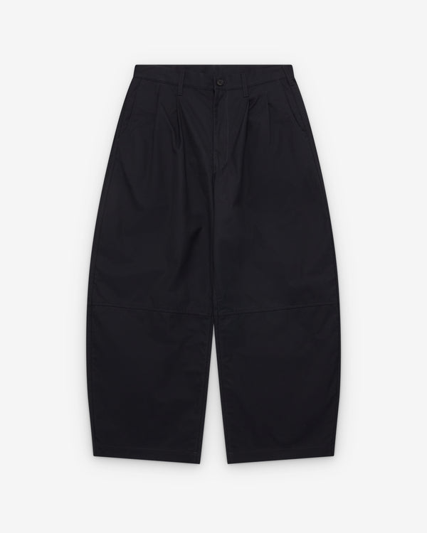 CDG Homme - Men's Pleated Barrel Leg Trousers - (Navy)