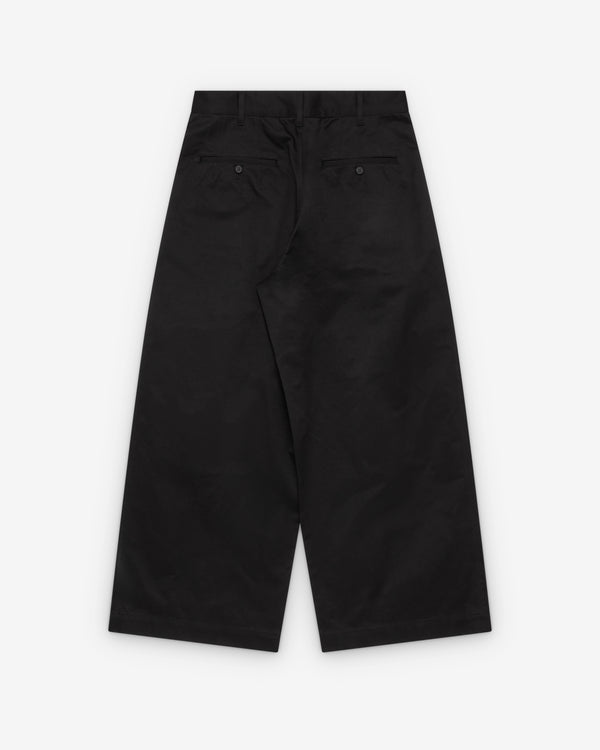 CDG Homme - Men's Double Pleated Trousers - (Black)