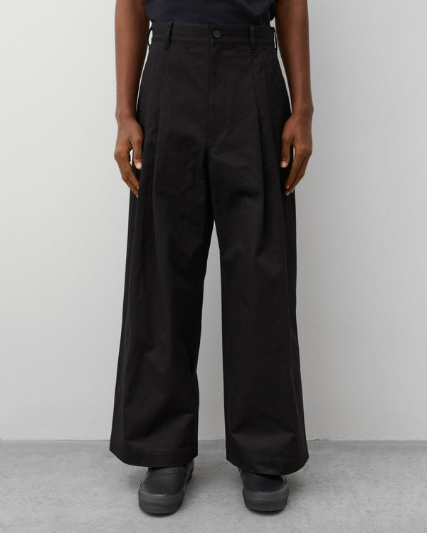 CDG Homme - Men's Double Pleated Trousers - (Black)