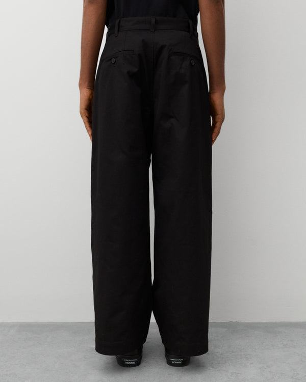 CDG Homme - Men's Double Pleated Trousers - (Black)