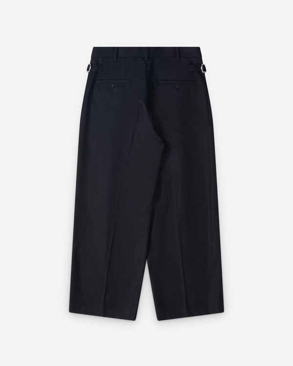 CDG Homme - Men's Pleated Wool Trousers - (Black)