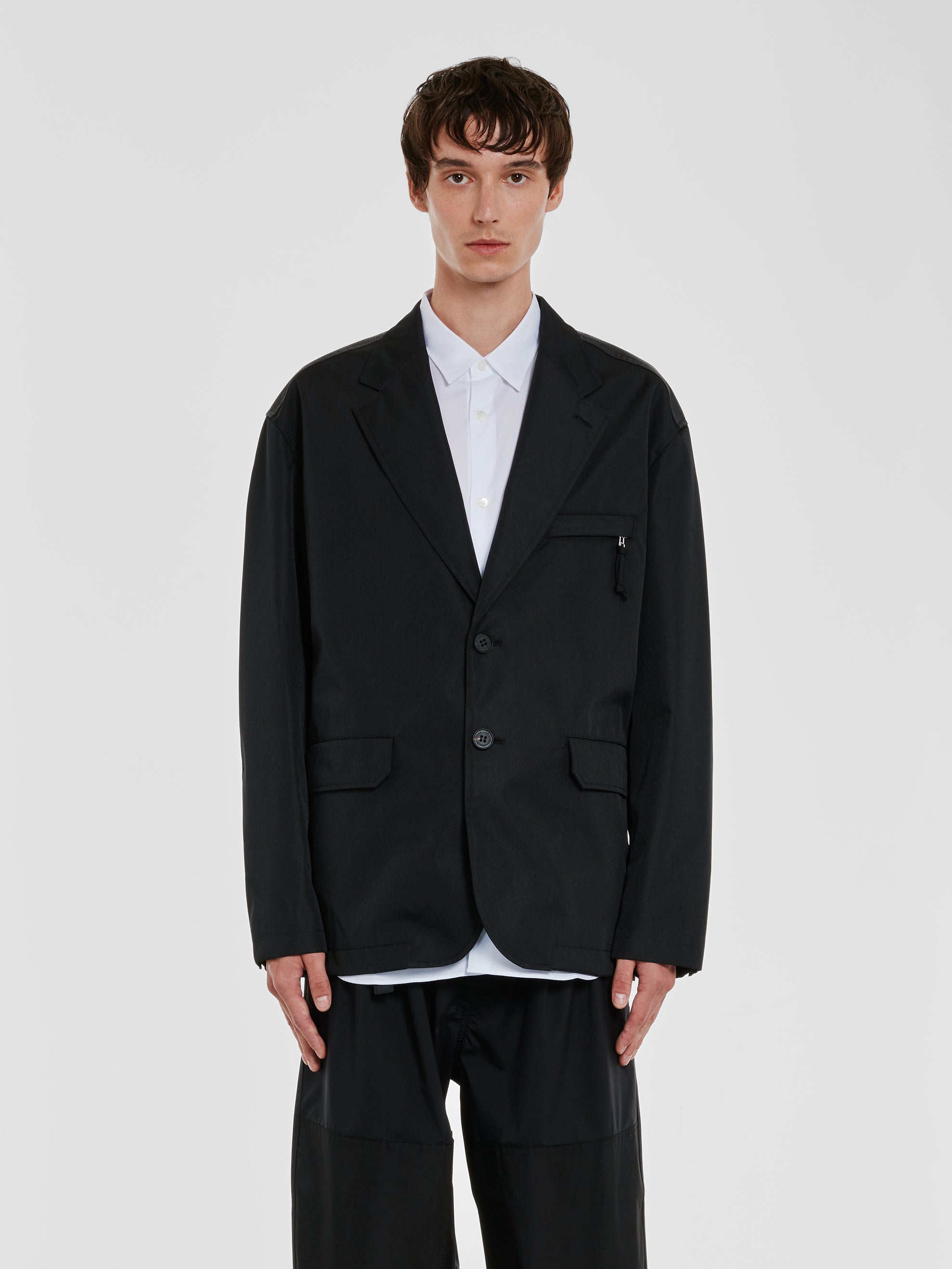 Comme des Garçons Homme - Men's Polyester Jacket - (Black)