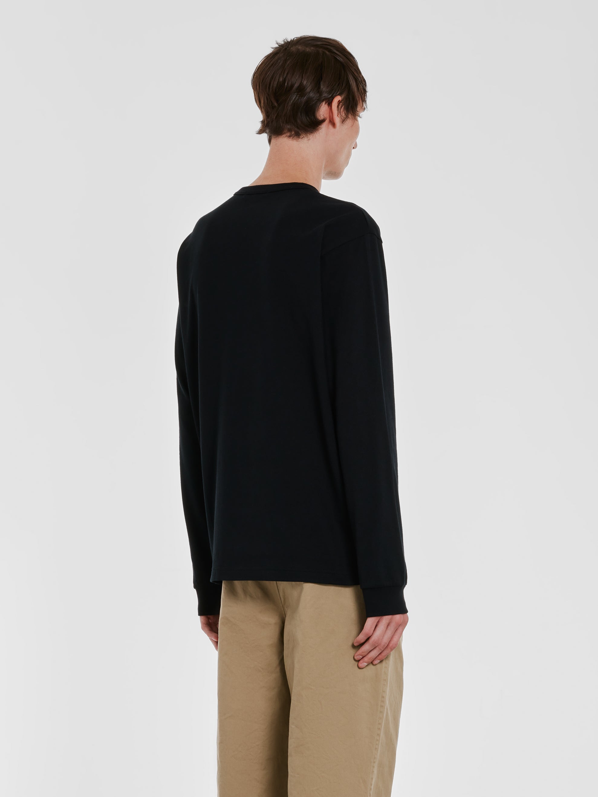 Comme des Garçons Homme - Men's Longsleeve T-Shirt - (Black)