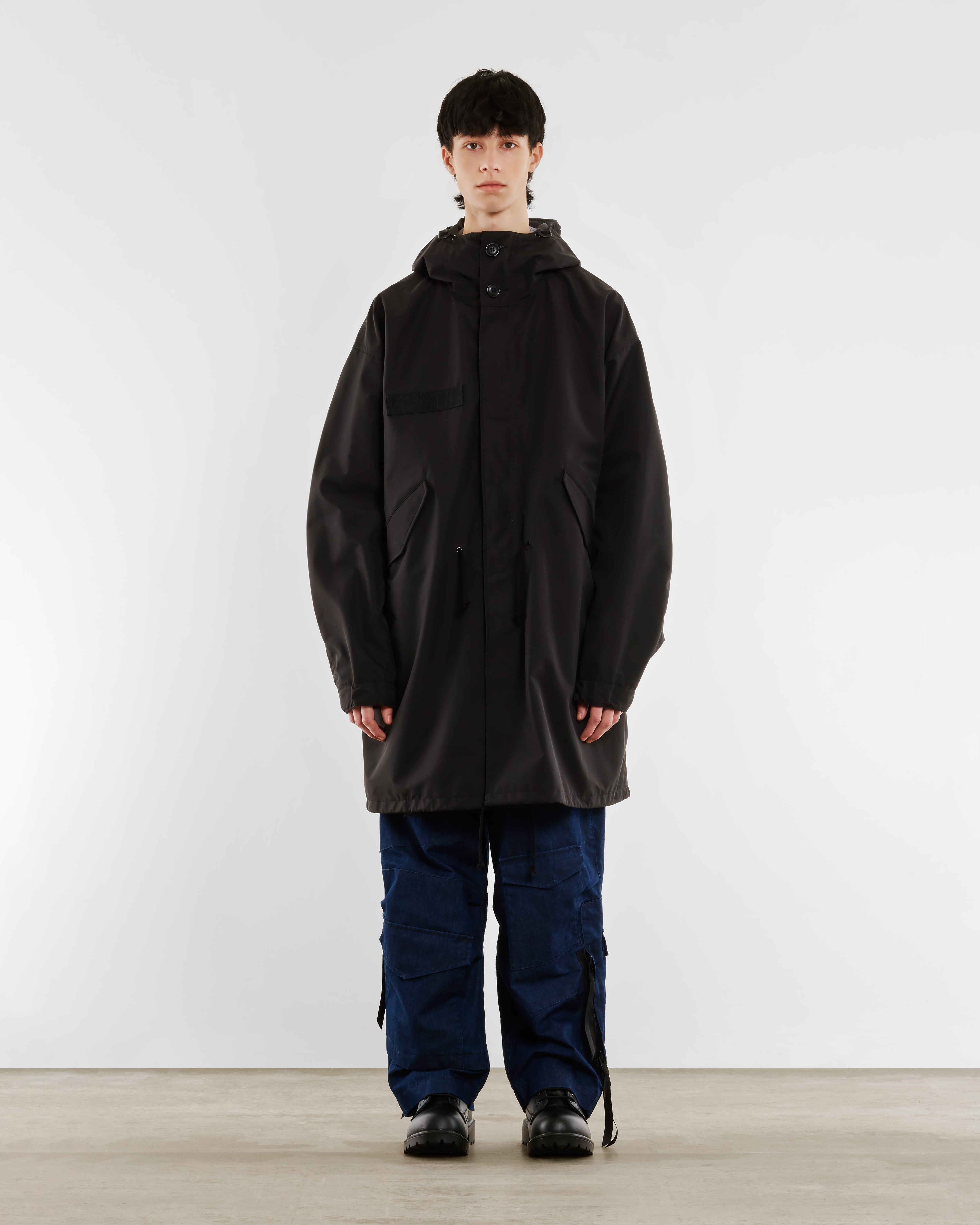 Junya Watanabe MAN - C.P. Company Nylon Canvas Parka - (Black)