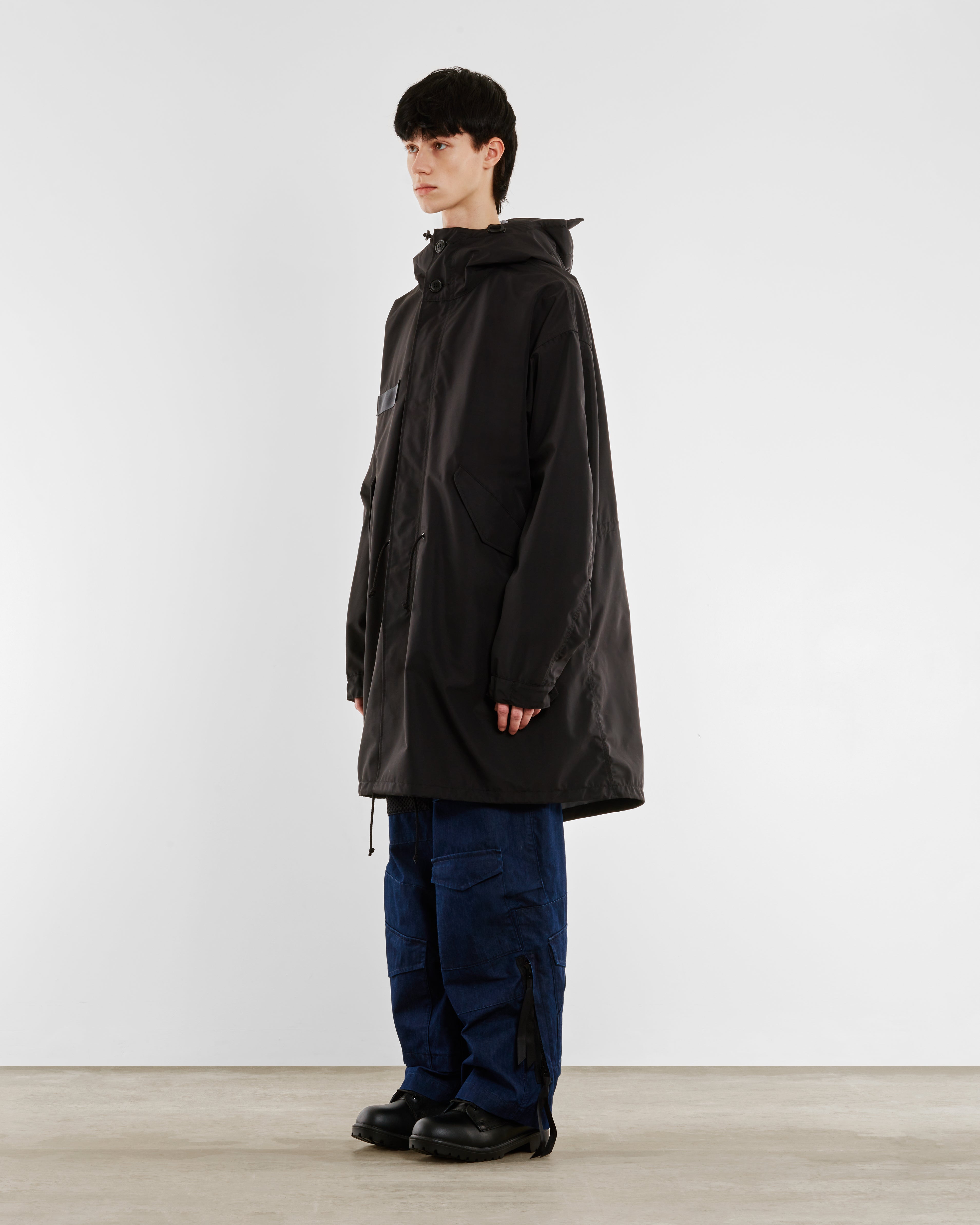 Junya Watanabe MAN - C.P. Company Nylon Canvas Parka - (Black)