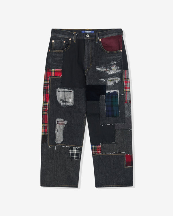 Junya Watanabe MAN - Men’s Cropped Patchwork Jeans - (Dark Wash)