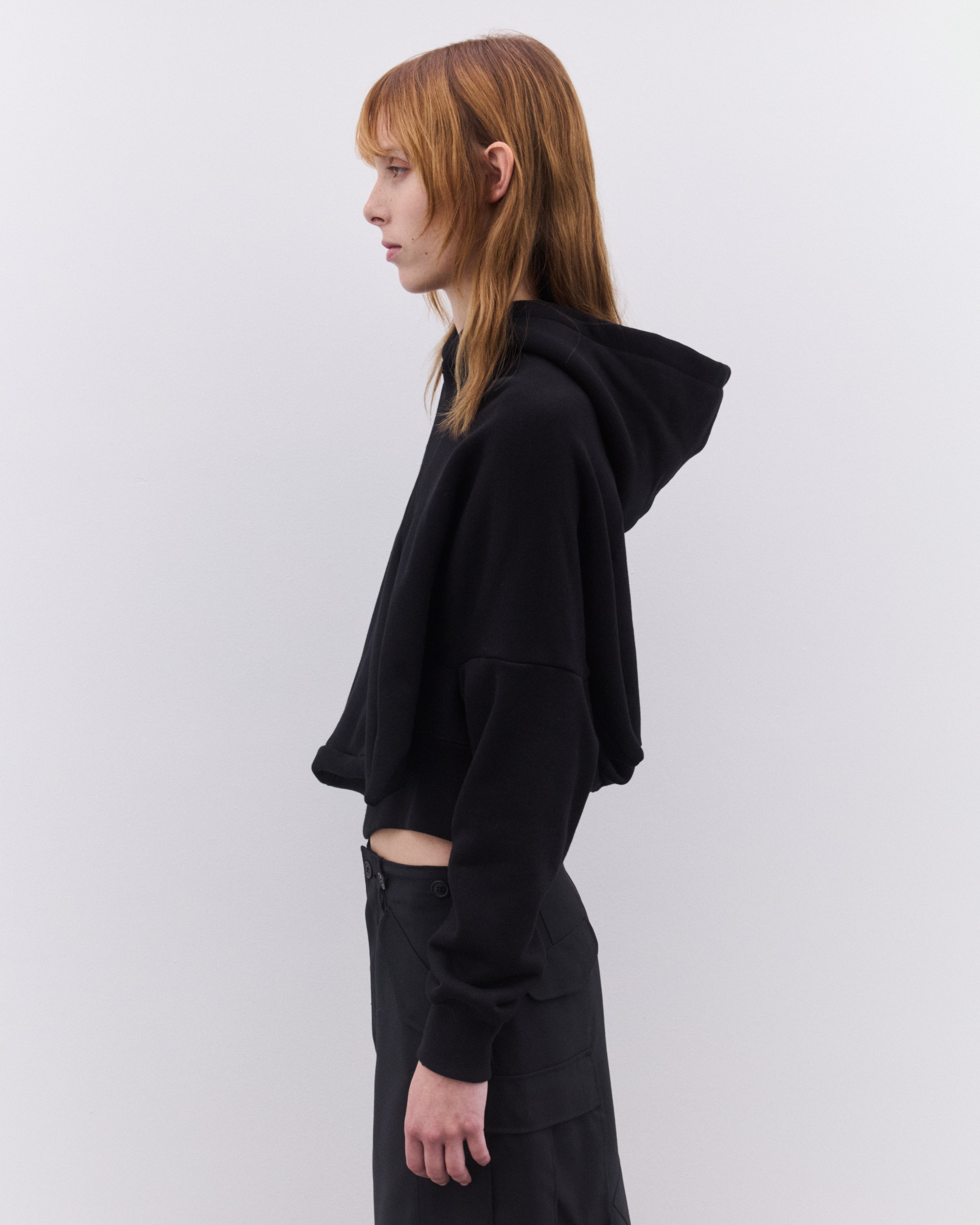 Junya Watanabe: Women's Twist Seam Hoodie (Black) | DSMNY E-SHOP