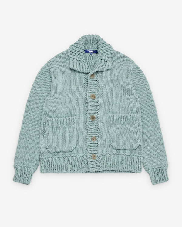 Junya Watanabe Man - Men's Dog Cardigan - (Sax Blue)