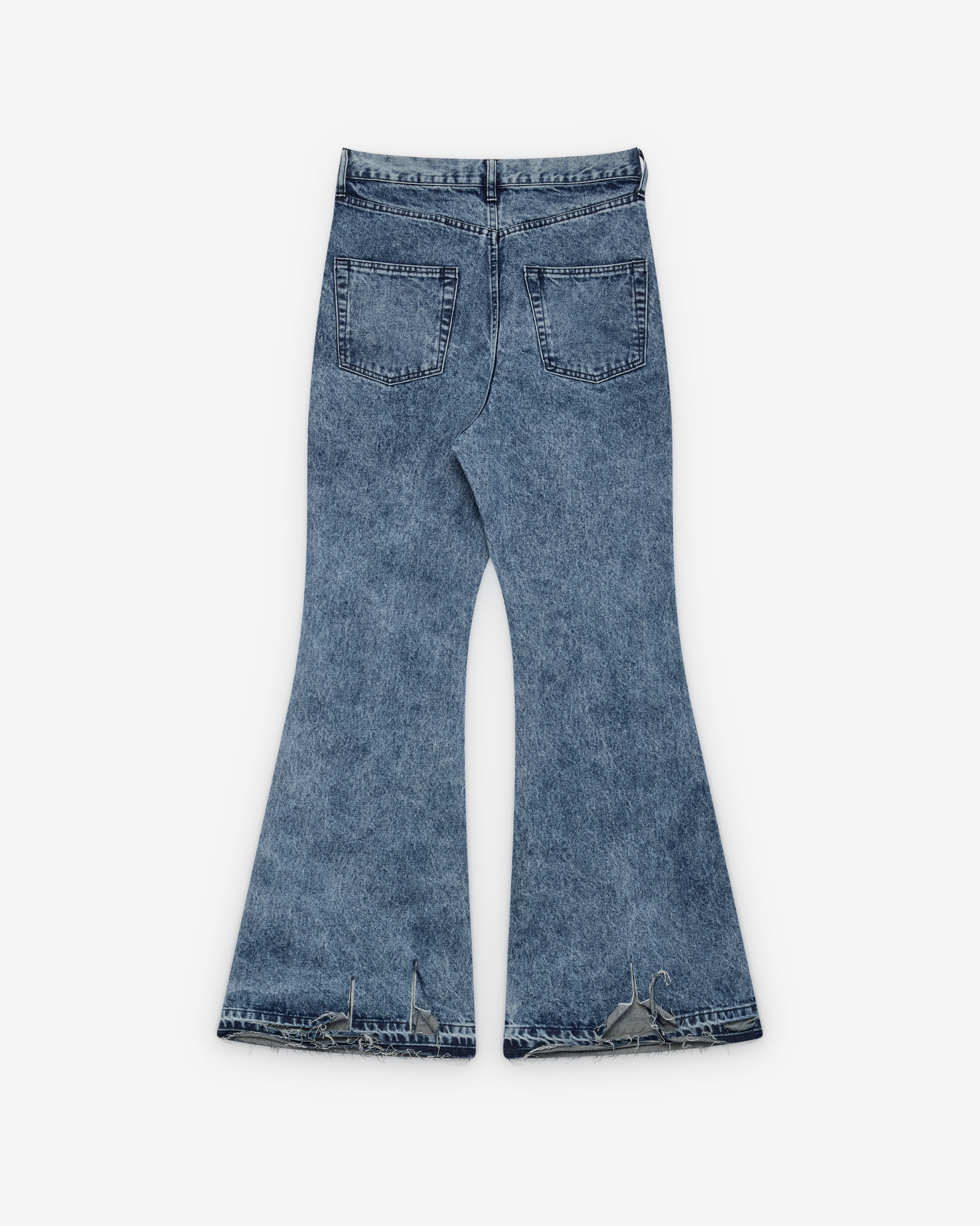 junya watanabe man フレアデニム Junya Watanabe Man: Men's Flared Bootcut Jeans (Indigo) | DSMNY E-SHOP