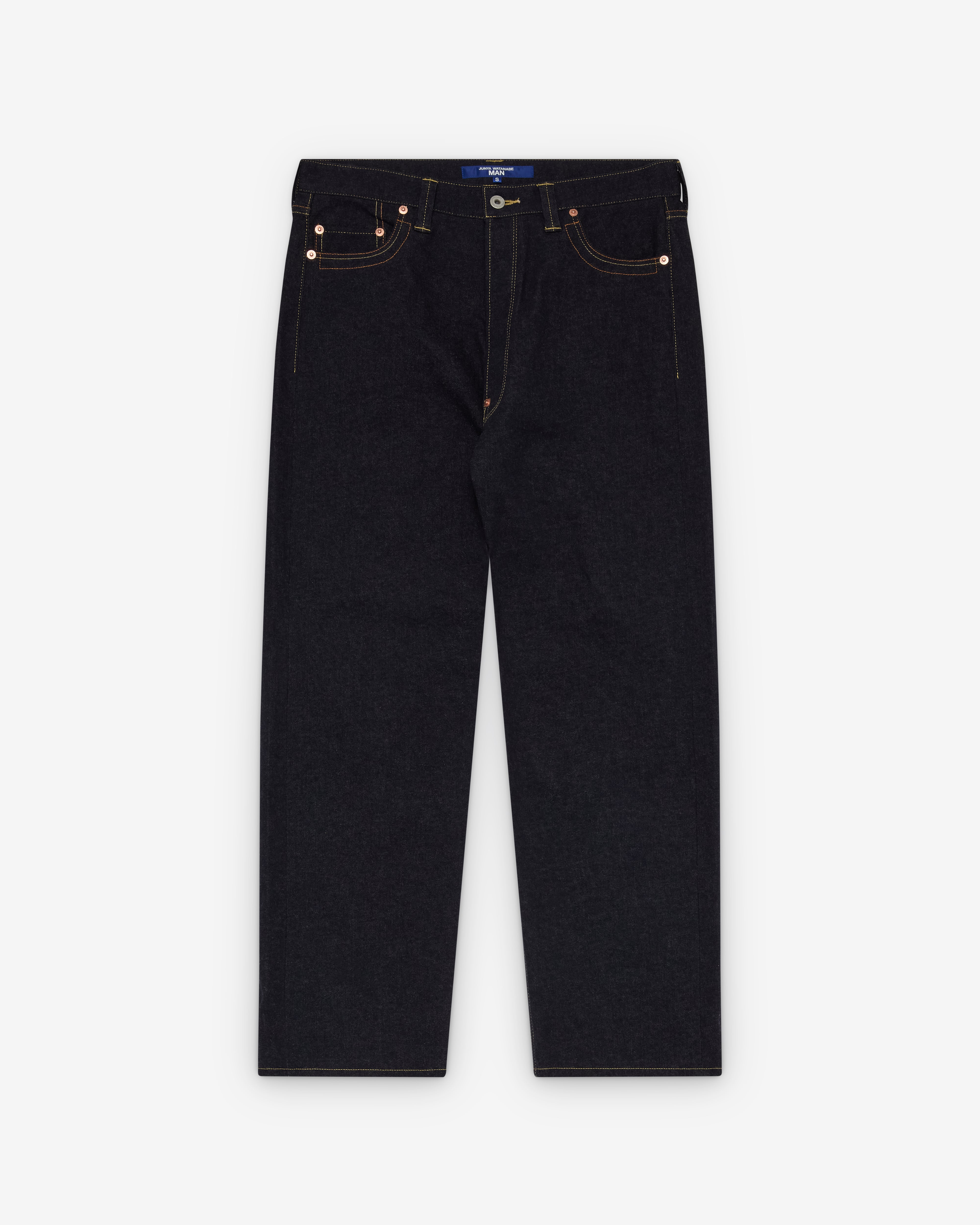 Junya Watanabe Man: Men's Straight Leg Jeans (Indigo) | DSMNY E-SHOP